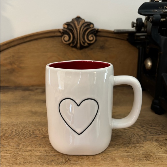 Rae Dunn Other - Rae Dunn Valentines Day Black Heart Double Sided Mug 🇺🇸